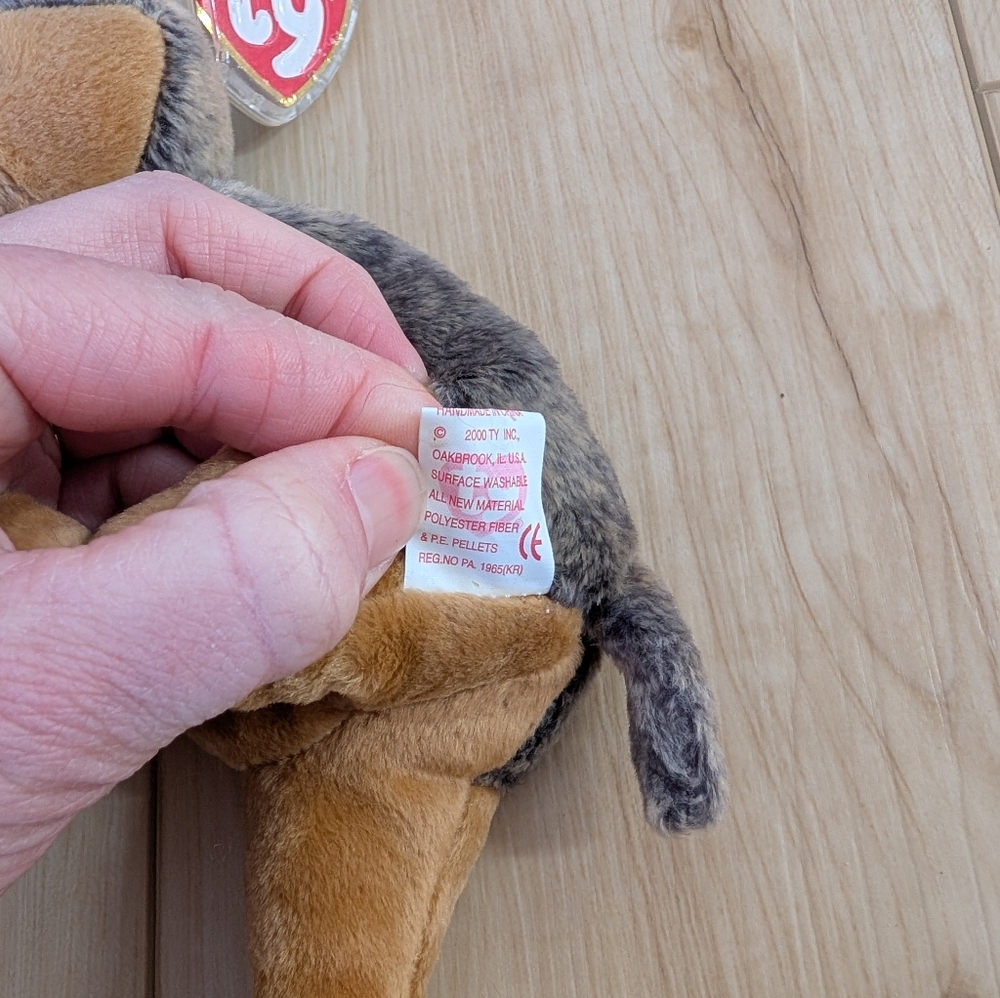 "Sheriff and Sarge" German shepherd ty beanie baby dog bundle - Picture 4 of 8